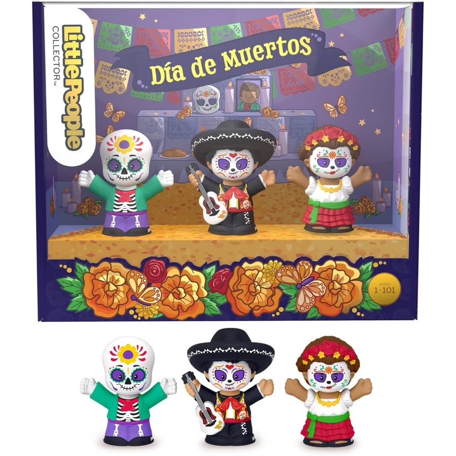 Little People Collector Dia De Muertos 3 Figures Set