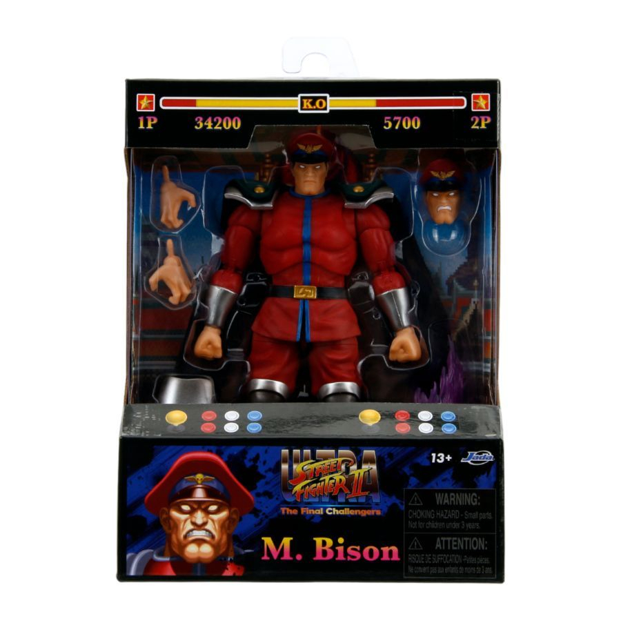 Jada Toys Street Fighter M Bison 6 Inch Figure