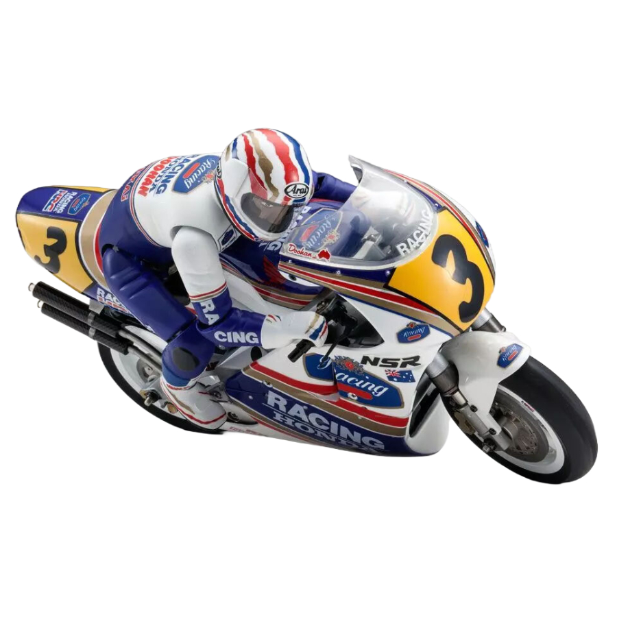Kyosho Radio Control 1:8 Honda NSR500 Hanging On Racer