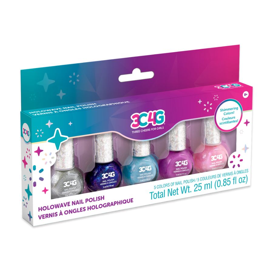 3C4G Nail Polish 5 Pack Holowave