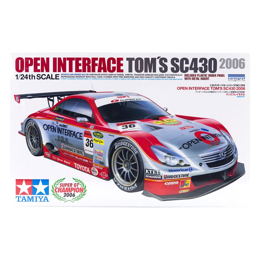 Tamiya Model Kit 1:24 Open Interface SC430 2006
