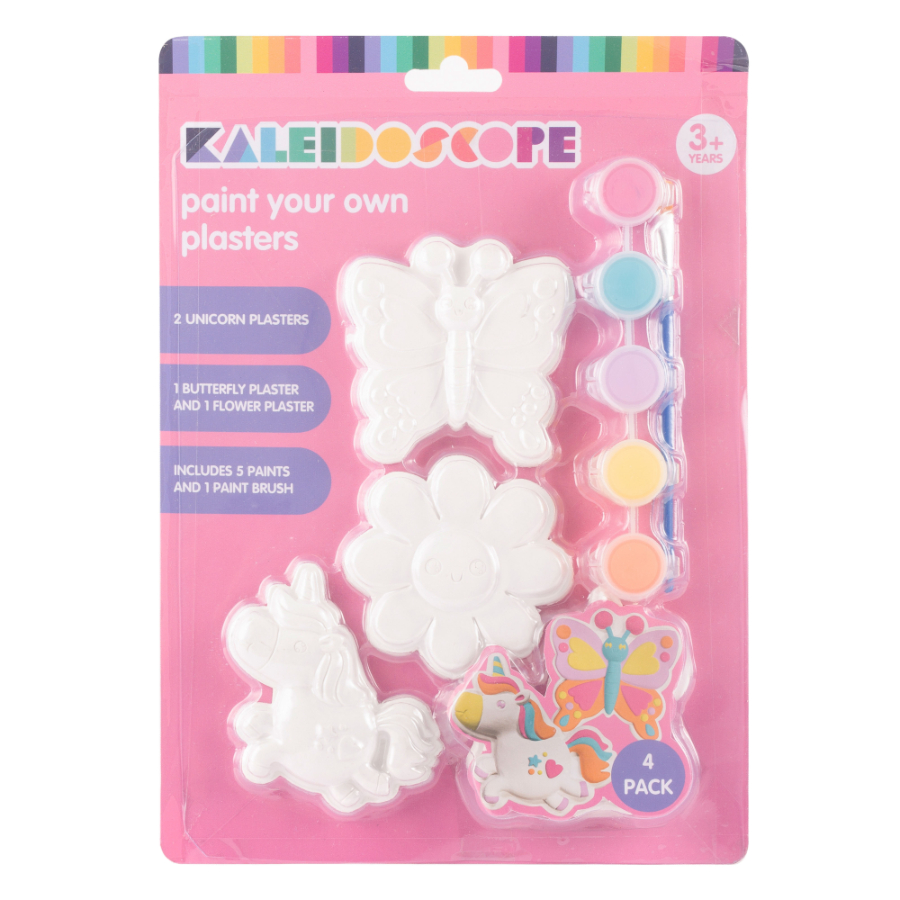 Kaleidoscope Craft Paint Your Own Plaster Moulds 4 Pack