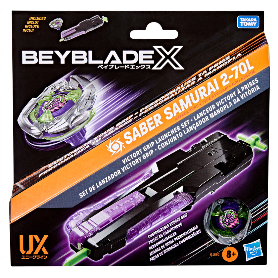 Beyblade X Deluxe Sword Launcher With Top