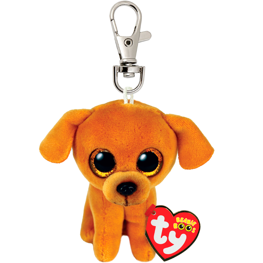 Beanie Boos Clips Zuzu Tan Dog