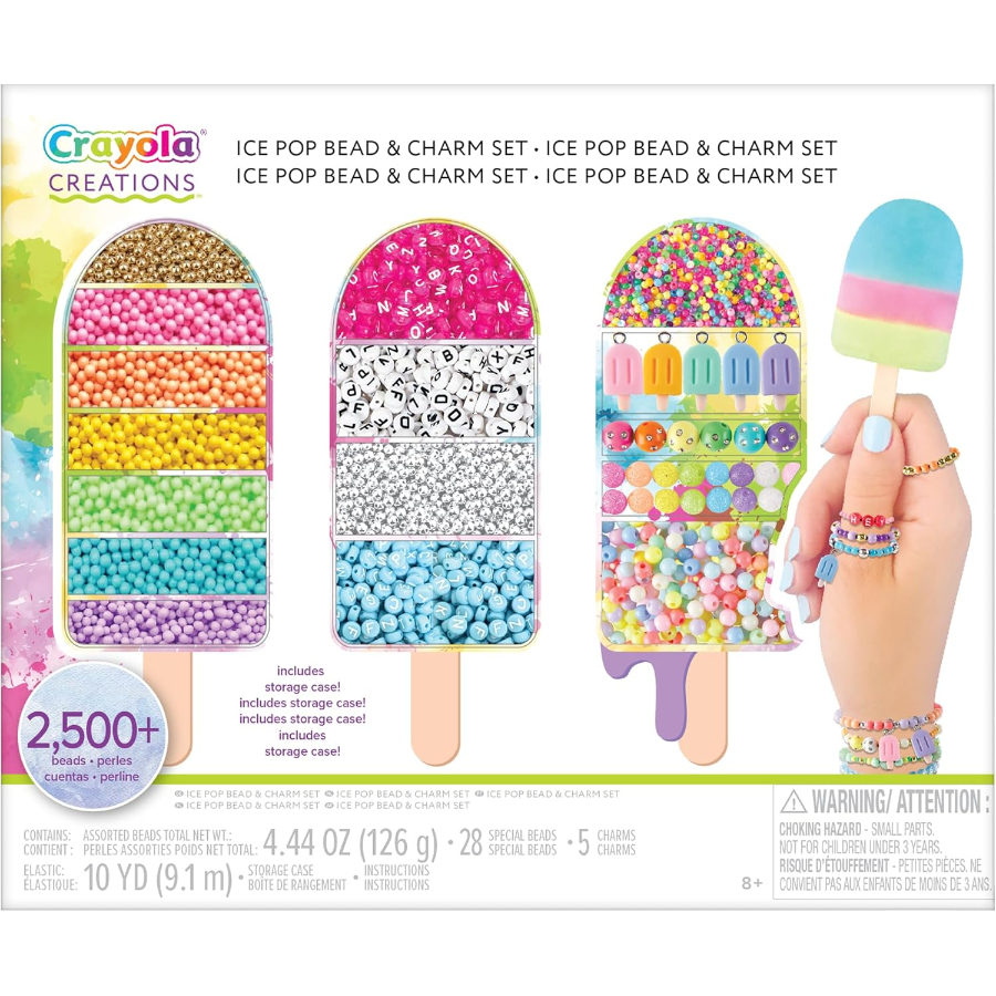 Crayola Creations Ice Pop Bead & Charm Set