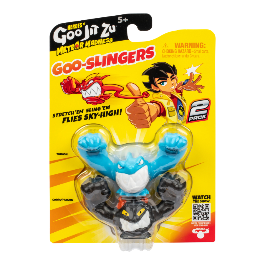 Heroes Of Goo Jitzu Series 13 Meteor Madness Goo Slingers 2 Pack Assorted