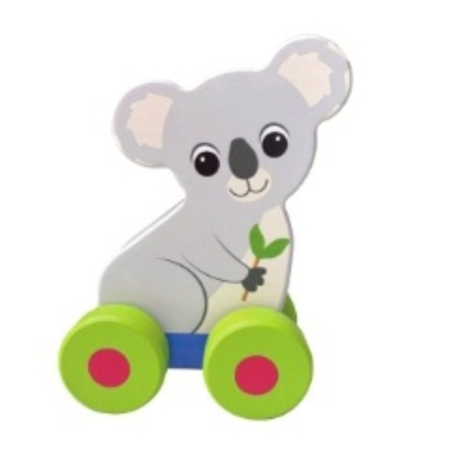 Wooden Push Along Koala
