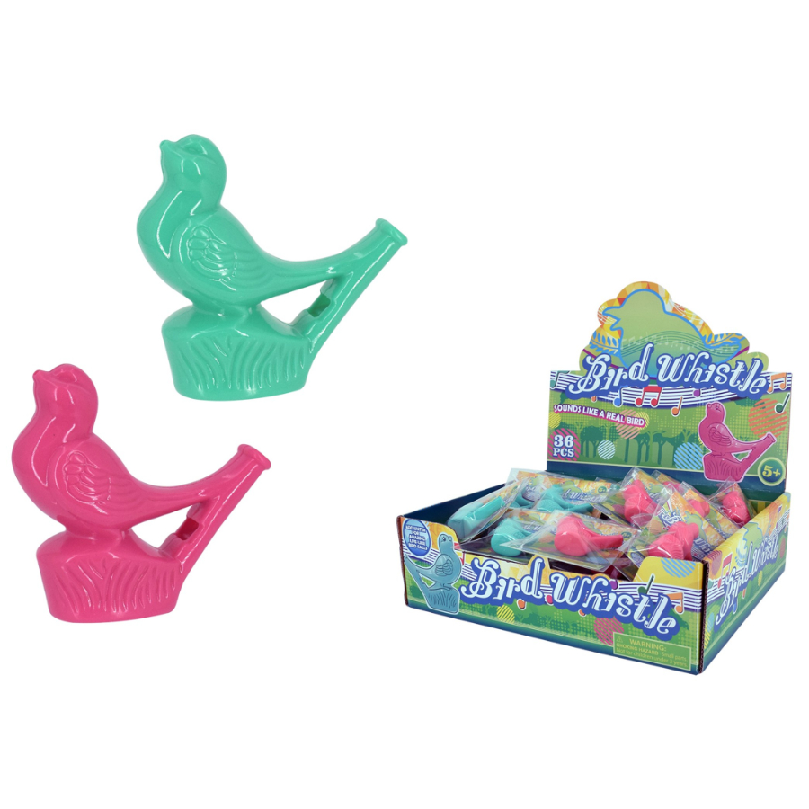 Bird Call Water Whistle Assorted