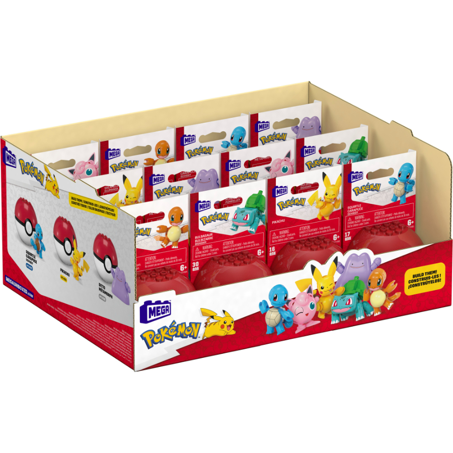 Mega Pokemon Pokeball Collection Assorted