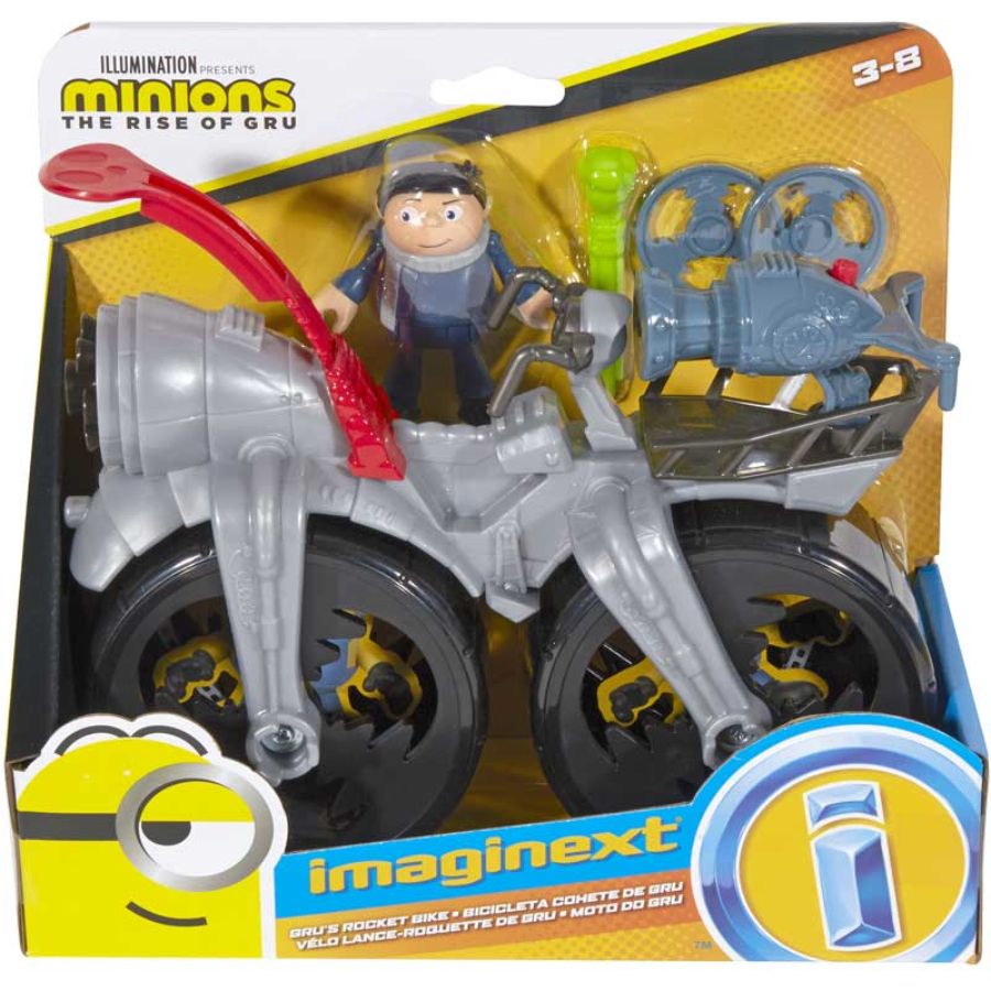 Imaginext Minions Rise Of Gru Vehicle & Figure Assorted