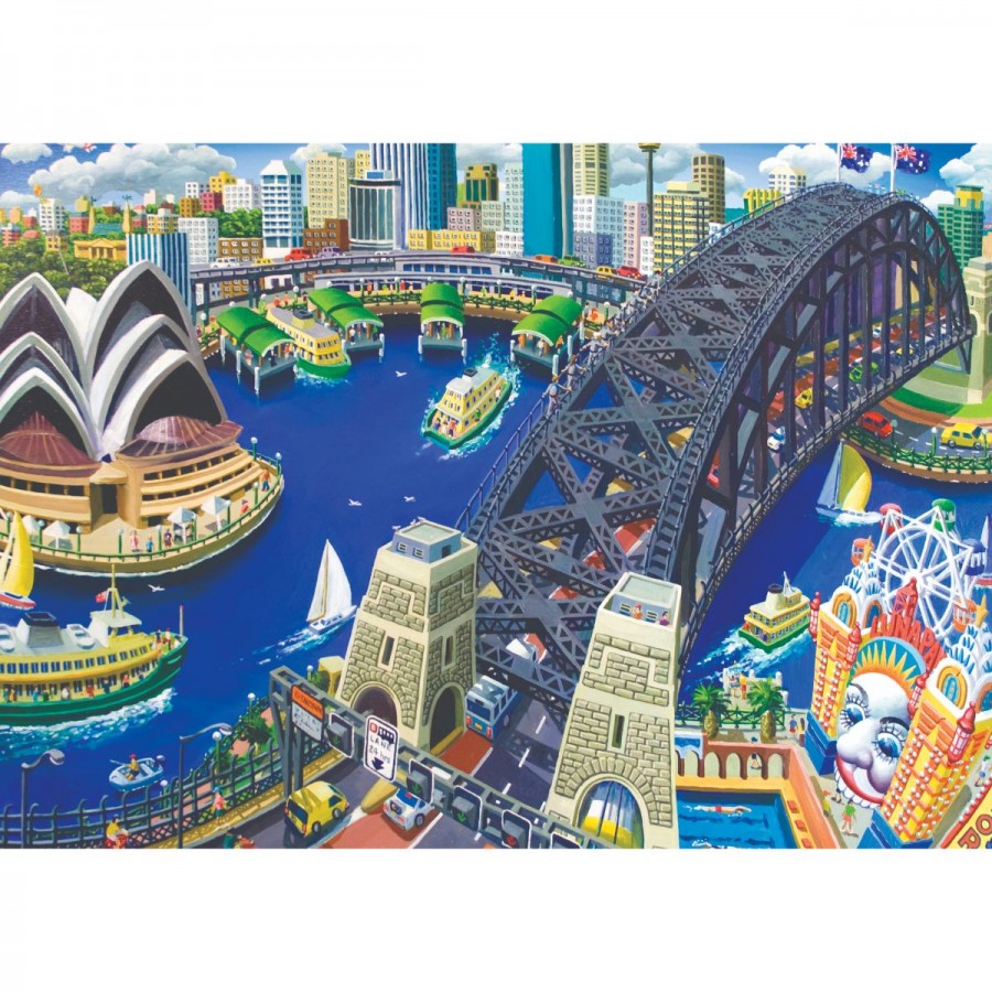 Blue Opal Evans Luna Park Puzzle 1000 Piece