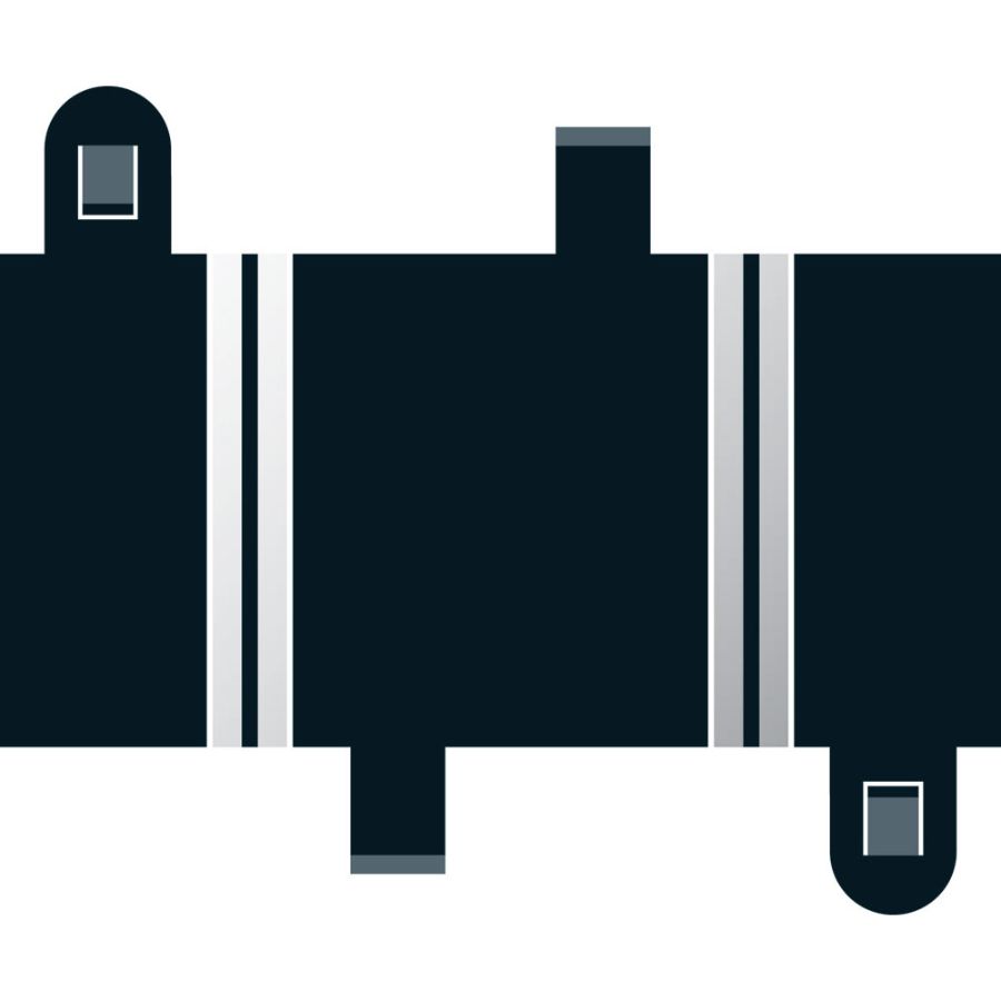 Scalextric Slot Car Track Short Straight 78mm