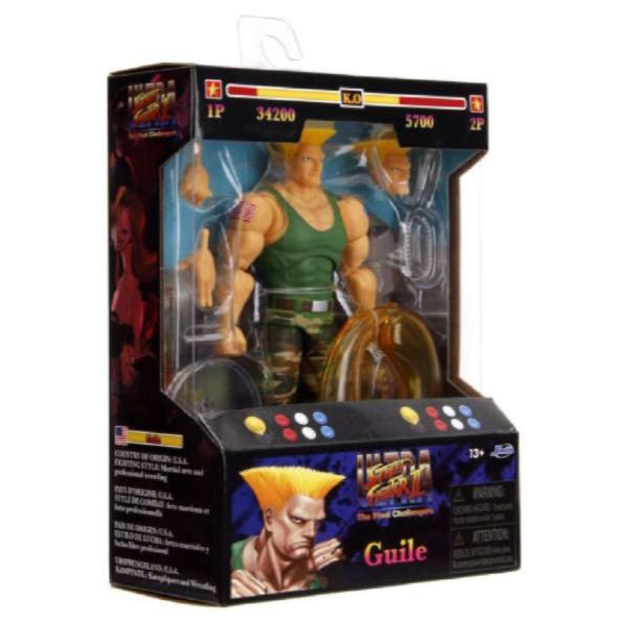Jada Toys Street Fighter Guile 6 Inch Figure