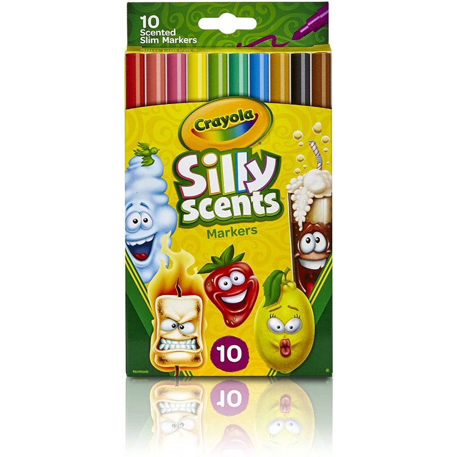 Crayola Silly Scents Slim Markers 10 Pack