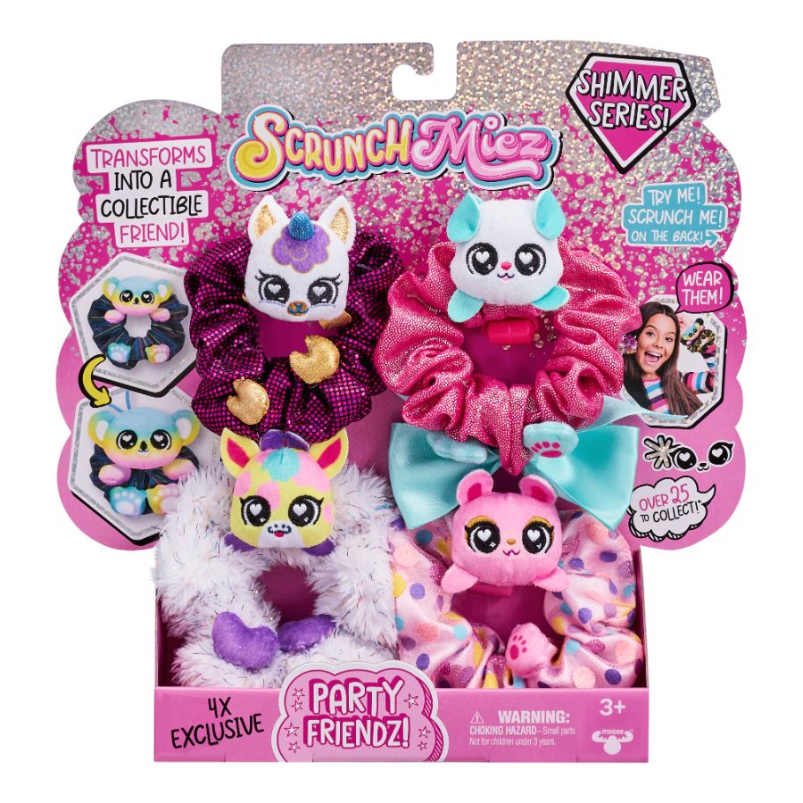 Scrunchmiez Series 2 Four Pack Assorted