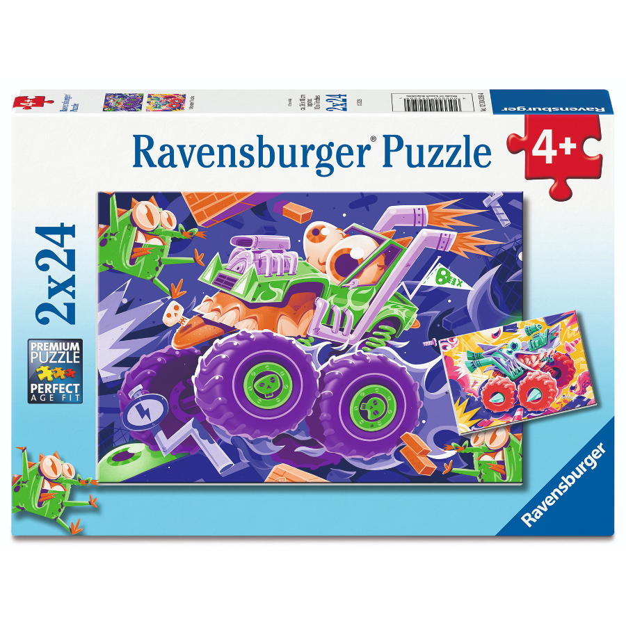 Ravensburger Puzzle 2x24 Piece Monster Trucks