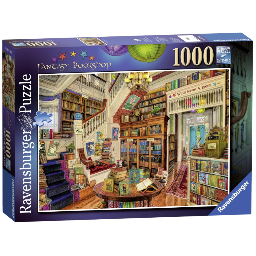 Ravensburger Puzzle 1000 Piece The Fantasy Bookshop SF