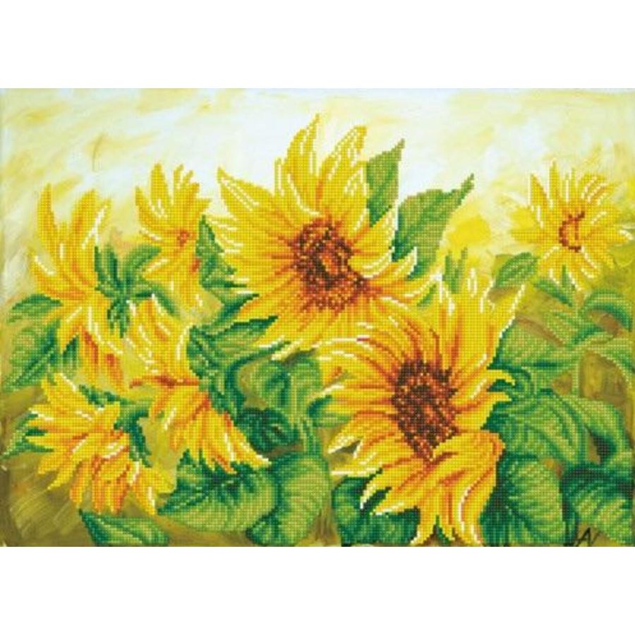 Diamond Dotz Hazy Daze Sunflowers 35cm X 27cm