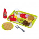 Toy Food Lunch Burger Meal With 23 Pieces