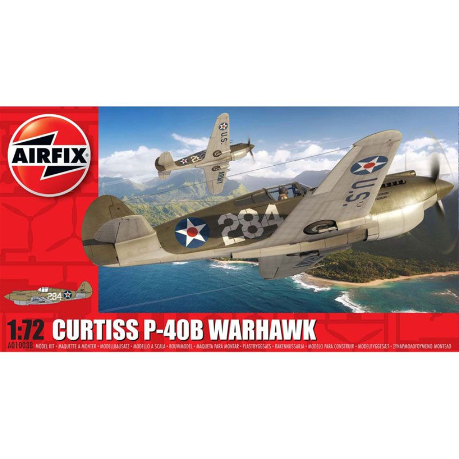 Airfix Model Kit 1:72 Curtiss P-40B Warhawk