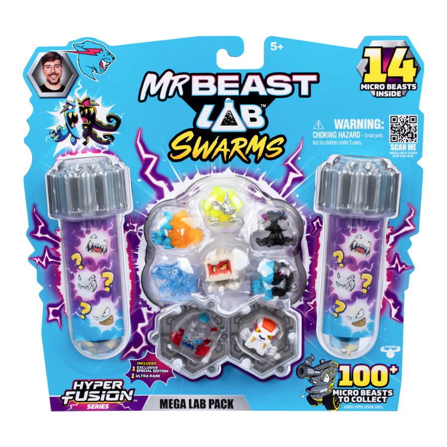 Mr Beast Lab Swarms Series 3 Mega Lab 14 Pack Assorted