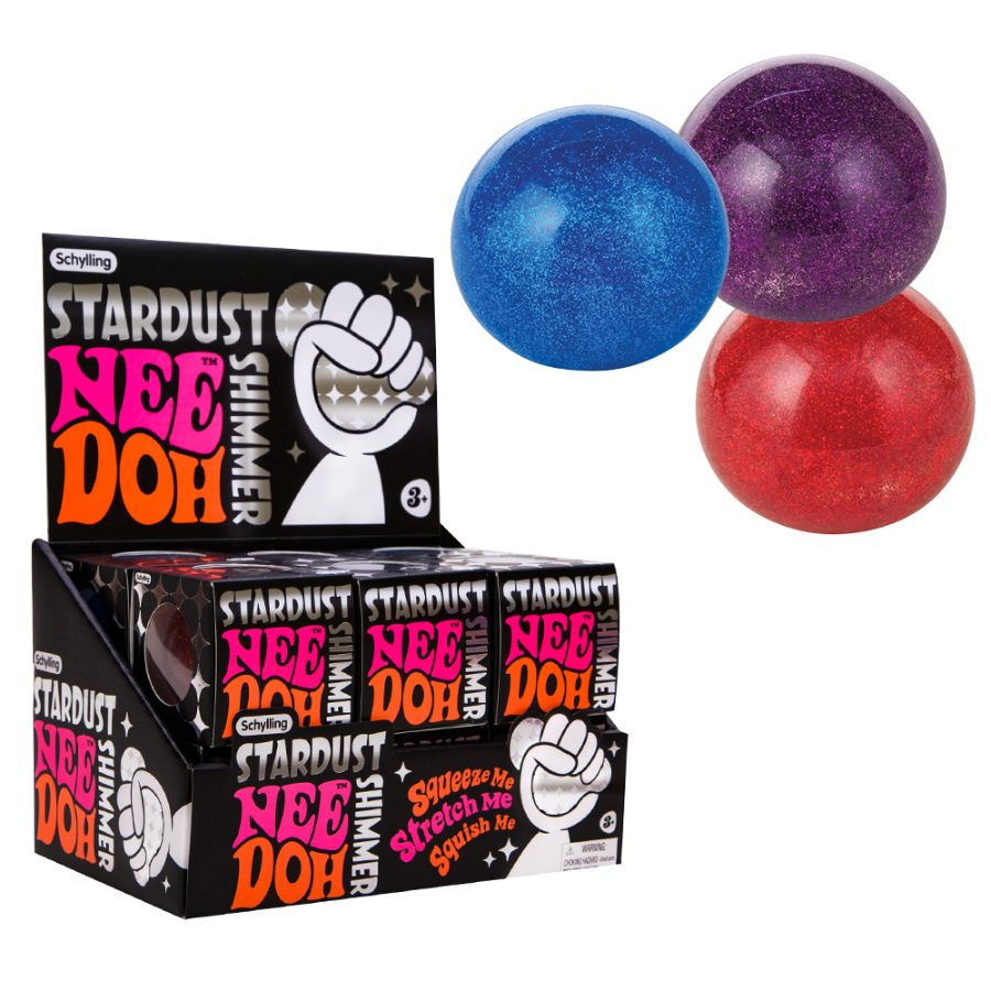 Schylling Nee-Doh Stress Ball Stardust Assorted