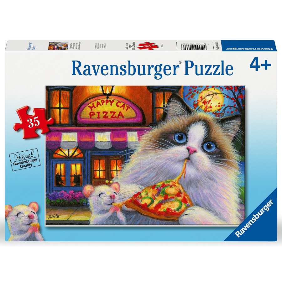 Ravensburger Puzzle 35 Piece Happy Cat Pizza