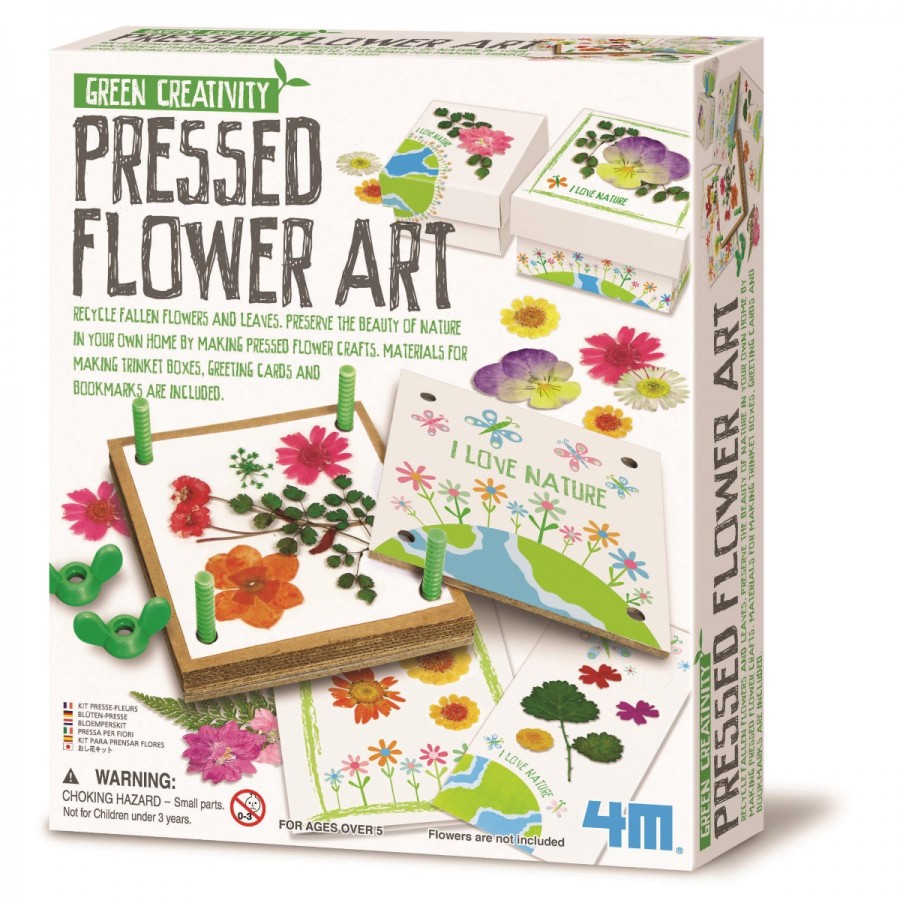 Green Creativity Pressed Flower Art