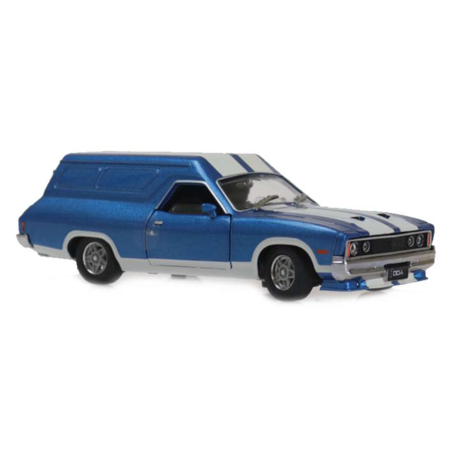 DDA Diecast 1:32 Dark Blue With White Stripes XC Panel Van