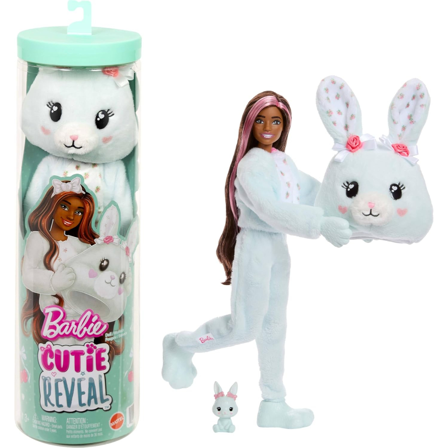 Barbie Cutie Reveal Cuddly Series Doll Assorted