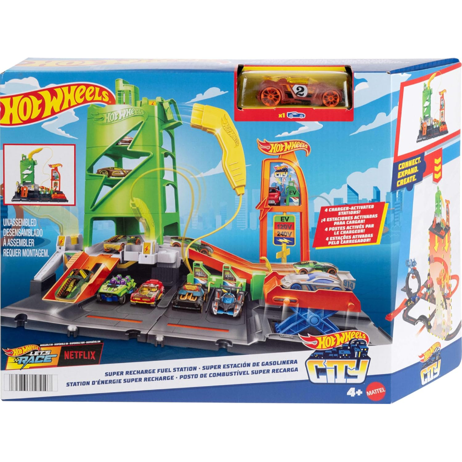 Hot Wheels City Super Recharge Petrol Station