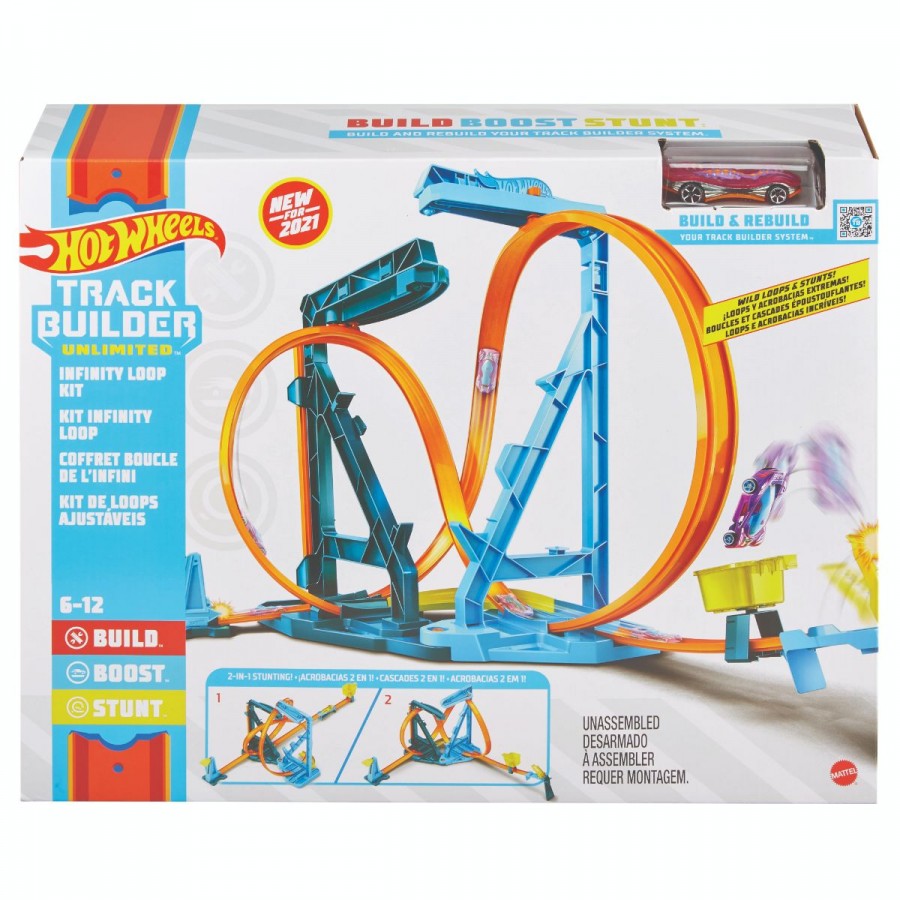 Hot Wheels Track Builder Unlimited Infinity Loop Kit