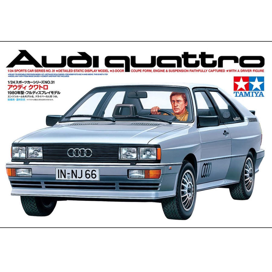 Tamiya Model Kit 1:24 Audi Quattro | Toys | Casey's Toys