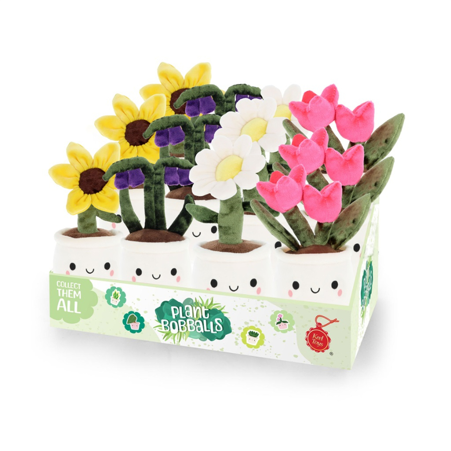 Flowers In A Pot Plush 12cm Assorted