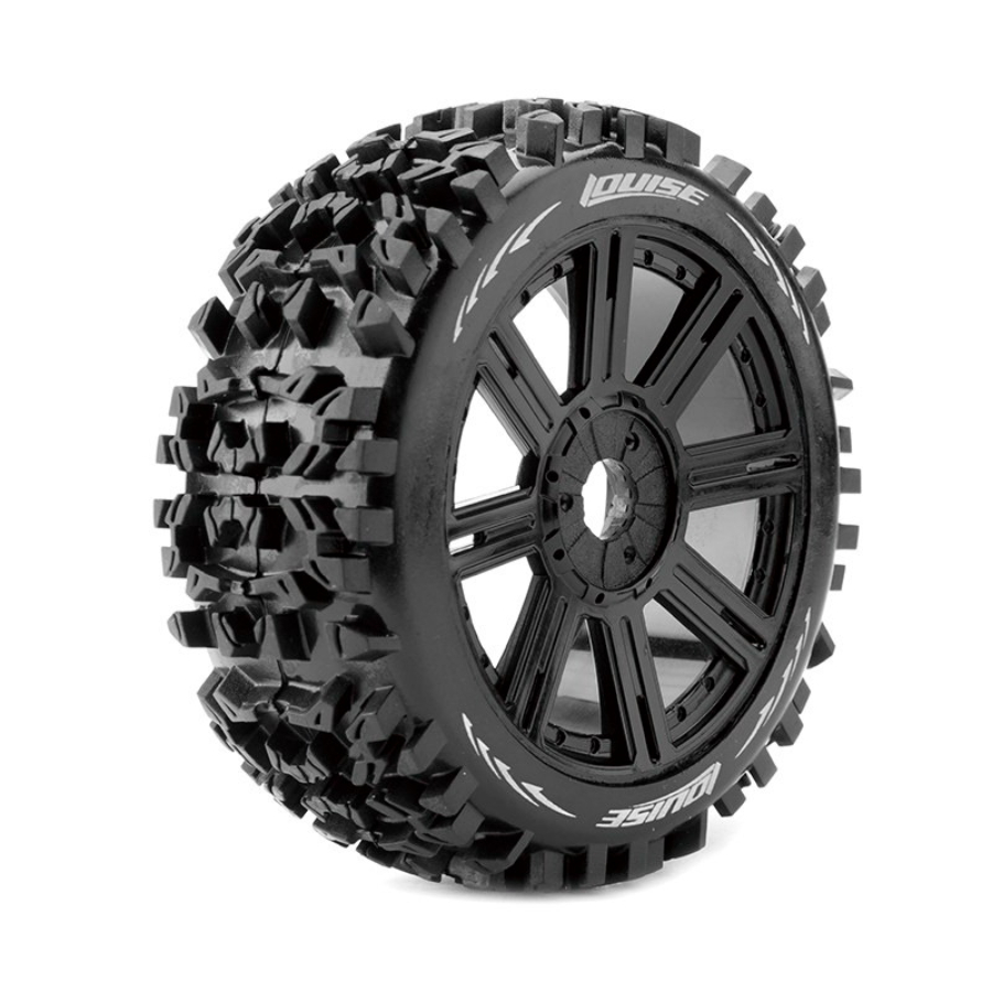 Louise RC Wheels & Tyres Buggy Pioneer Sport Black