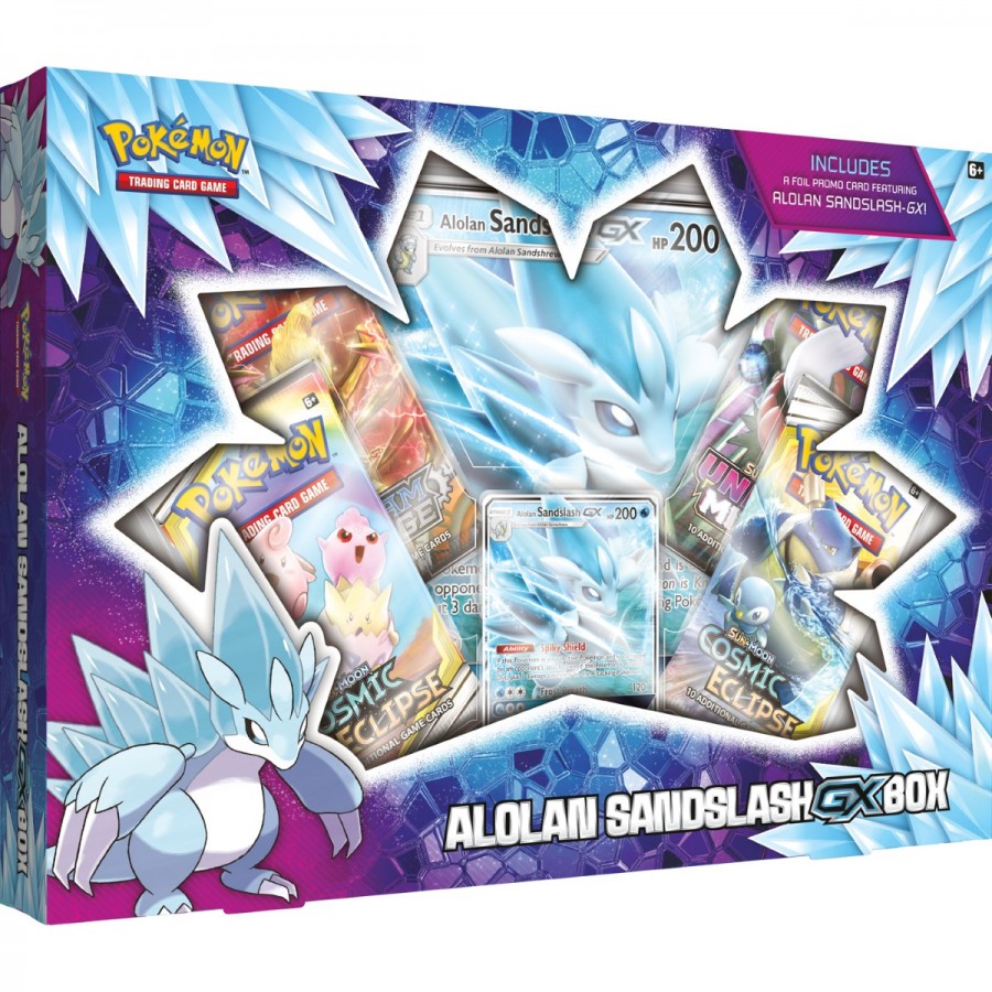 Pokemon TCG Alolan Sandslash GX Box