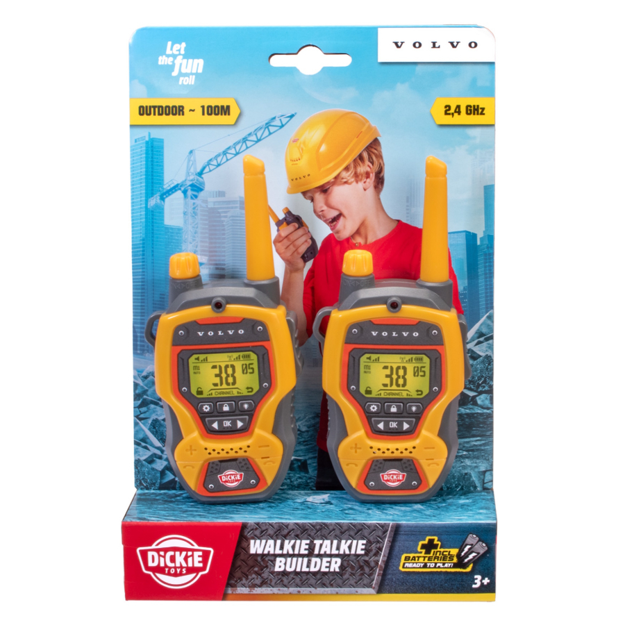 Dickie Toys Walkie Talkies Construction Design Including Batteries
