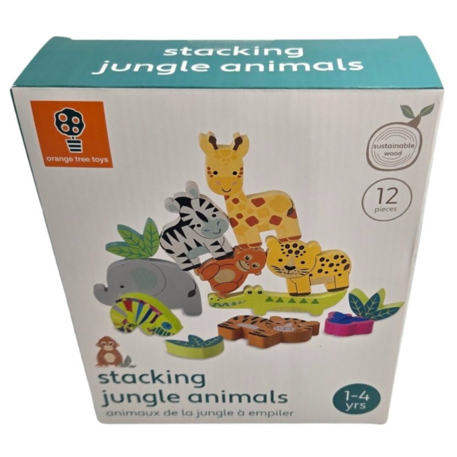 Wooden Stacking Game Jungle Animals