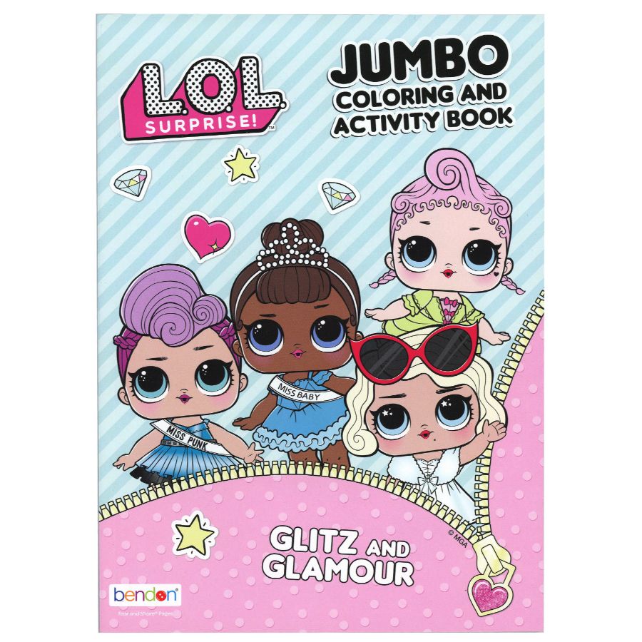 LOL Surprise 80 Page Colouring Book Assorted