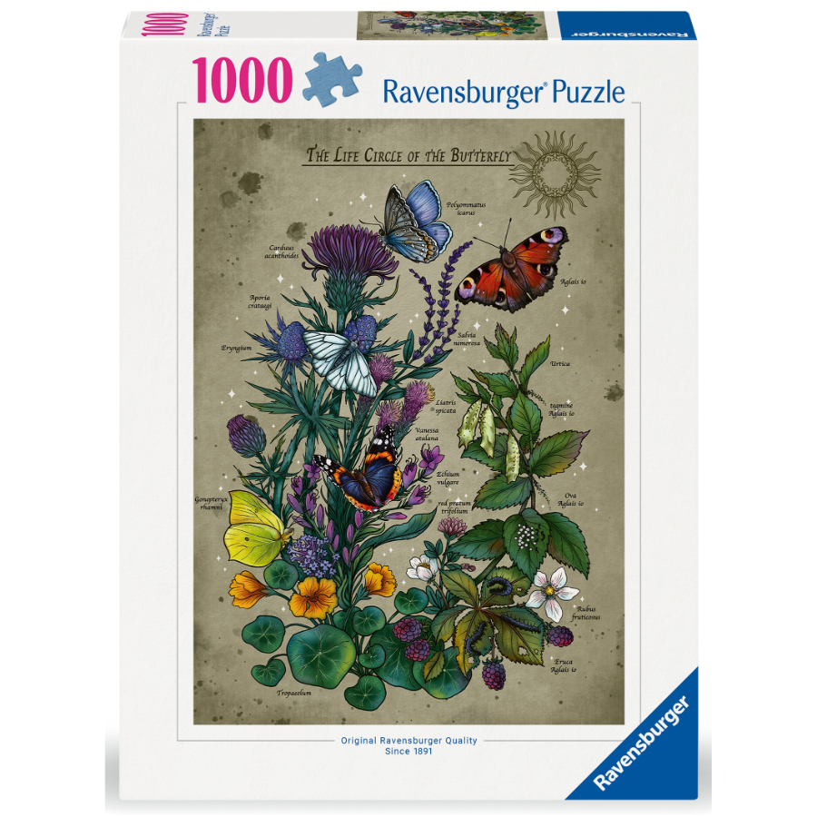 Ravensburger Puzzle 1000 Piece Lifecircle Butterfly