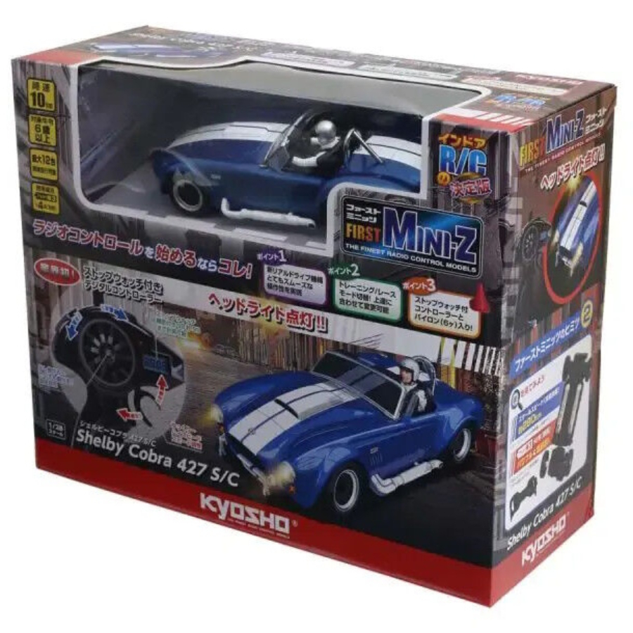Kyosho Radio Control First Mini-Z Shelby Cobra 427 SC Blue