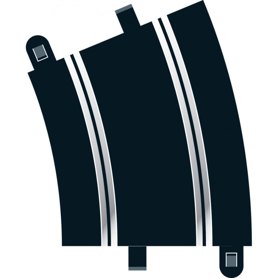 Scalextric Slot Car Track Outer Curve 22.5 Degrees Radius 3