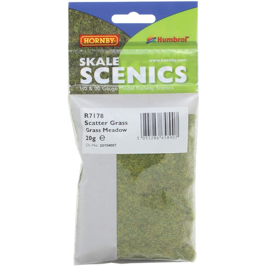 Hornby Rail Trains HO-OO Scenics Static Grass Grass Meadow