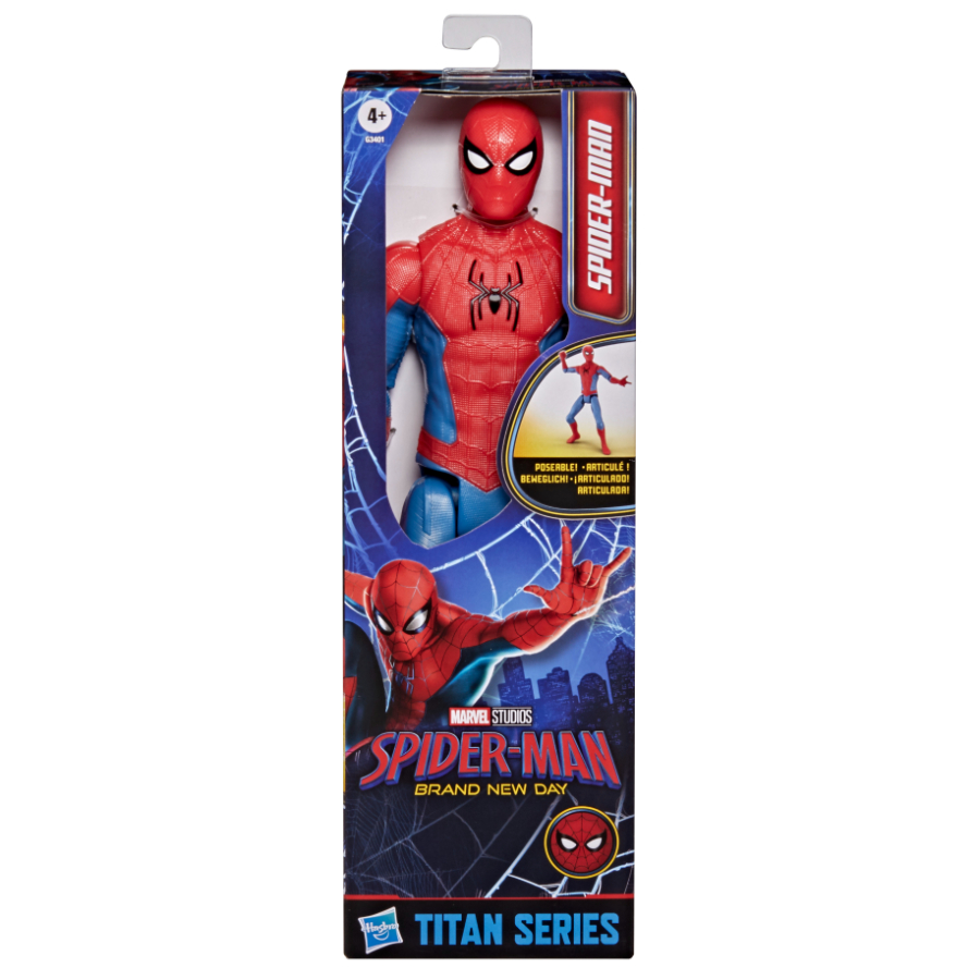 Spider-Man Movie Brand New Day Titan Hero Spider-Man Figure