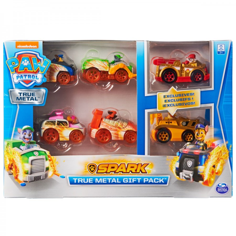 Paw Patrol True Metal Spark Series 6 Pack