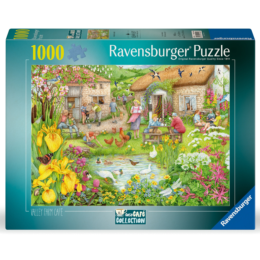 Ravensburger Puzzle 1000 Piece Cosy Cafe 3 Farm Cafe