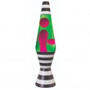 Lava Lamp Diamond Motion Black & White Stripe