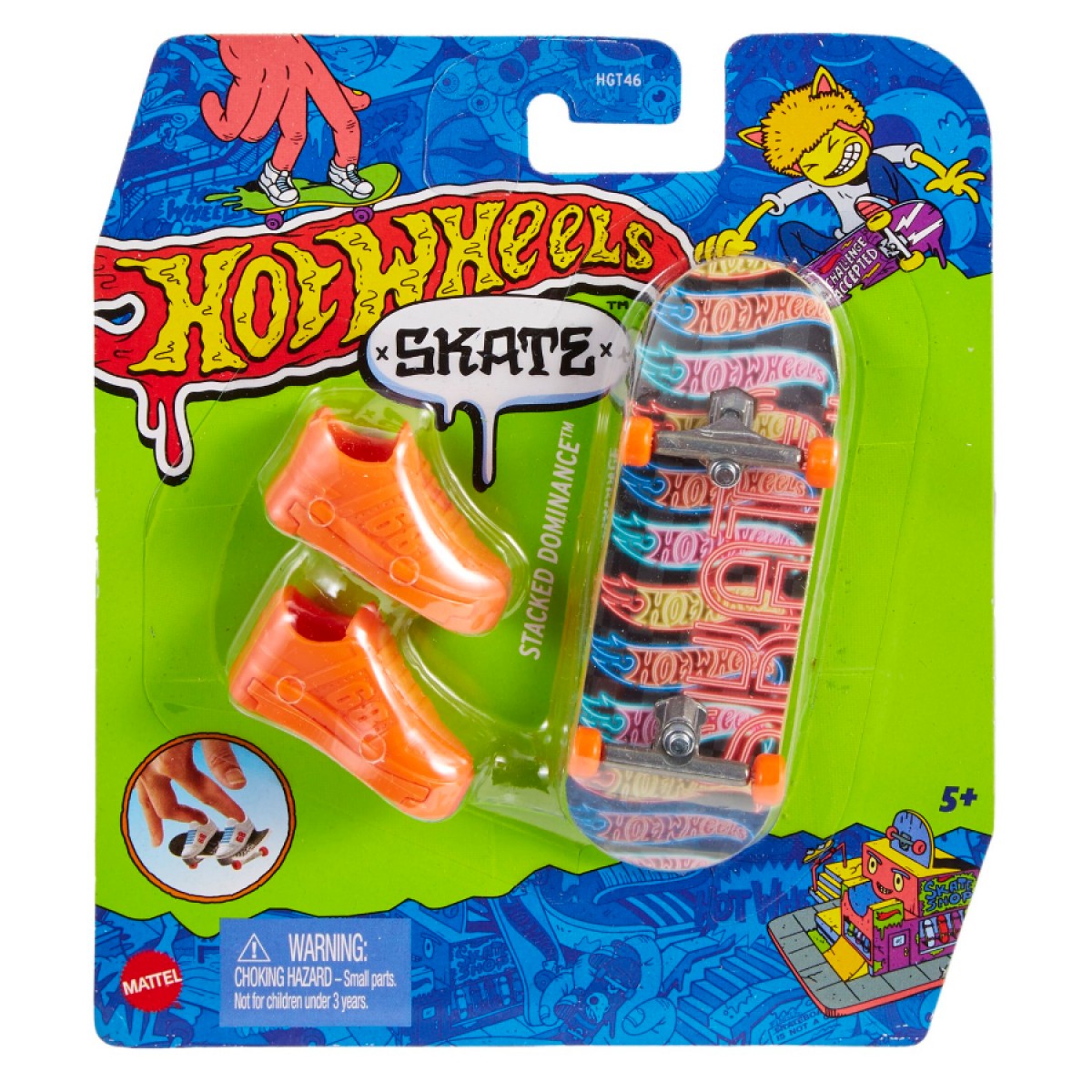 Hot Wheels x Tech Deck - Hot Wheels Skate Fingerboard (Assorted) - The Dark  Slide