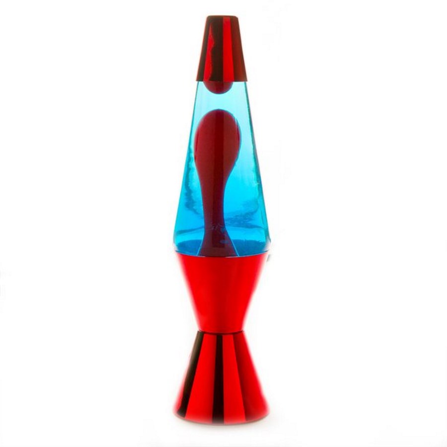Lava Lamp Diamond Motion Metallic Red Blue