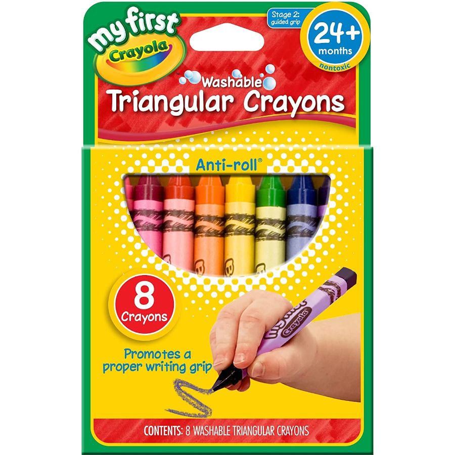 Crayola My First Washable Triangular Crayons